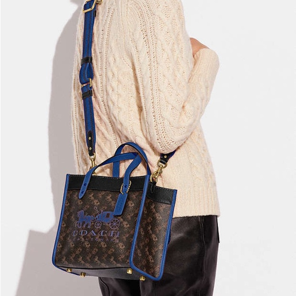 Coach Horse and Carriage Field Tote 22